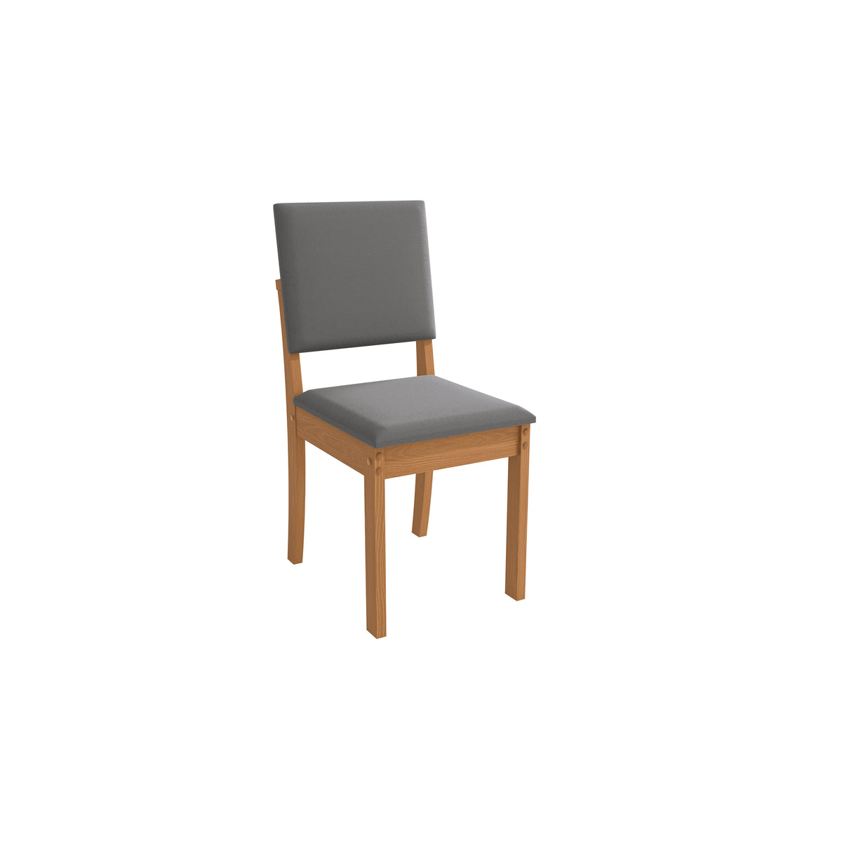 Juego Comedor Kappesberg 1.2m con 4 Sillas Luna Canela/Gris