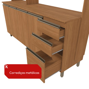 Cocina Integral Kappesberg Luna 192.5cm Canela