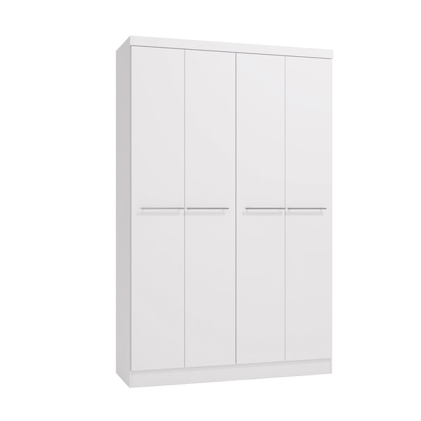 Ropero Closet Individual Kappesberg 4 Puertas 1 Cajón Blanco