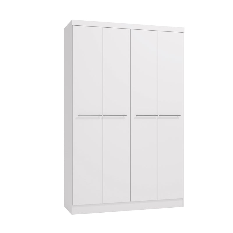 Ropero Closet Individual Kappesberg 4 Puertas 1 Cajón Blanco