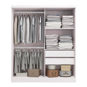 Ropero Closet Individual Kappesberg 2 Puertas Blanco