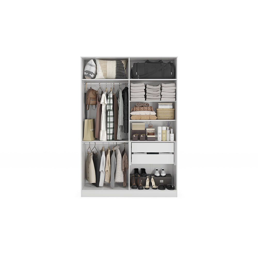 Ropero Closet Matrimonial Kappesberg 4 Puertas Blanco