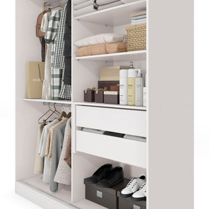 Ropero Closet Matrimonial Kappesberg 2 Puertas Blanco