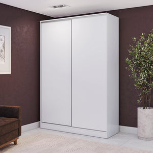 Ropero Closet Matrimonial Kappesberg 2 Puertas Blanco