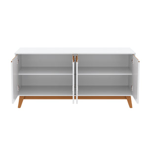 Aparador Bufetero Kappesberg 156cm 4 Puertas Blanco