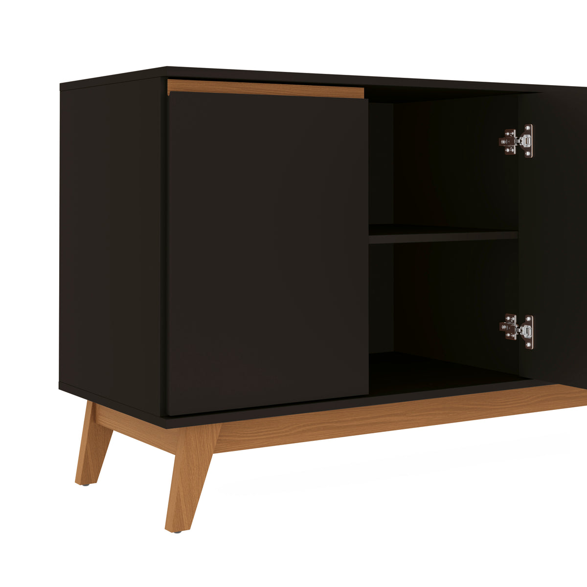 Aparador Vajillero Kappesberg 156cm 4 Puertas Negro