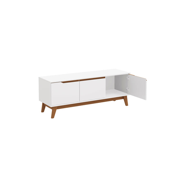 Mueble TV 55" Kappesberg 136cm con 3 Puertas Blanco