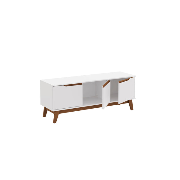 Mueble TV 55" Kappesberg 136cm con 3 Puertas Blanco