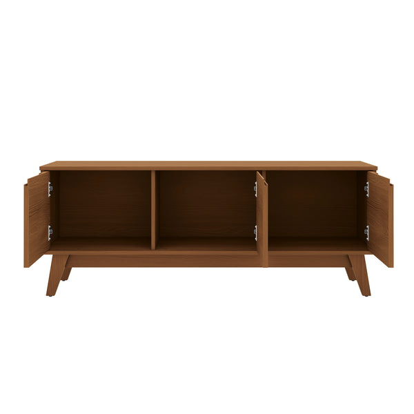 Mueble TV 55" Kappesberg 136cm con 3 Puertas Canela
