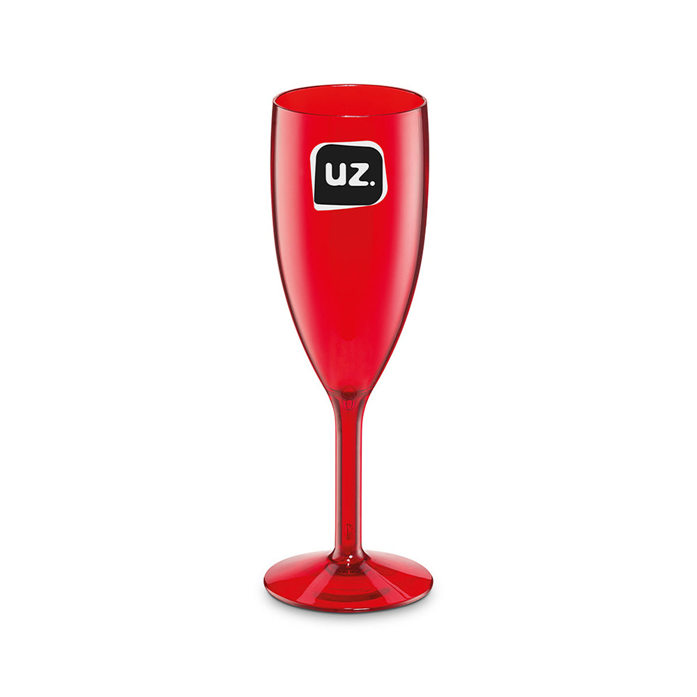 Hielera con 6 copas plásticas UZ Utilidades roja