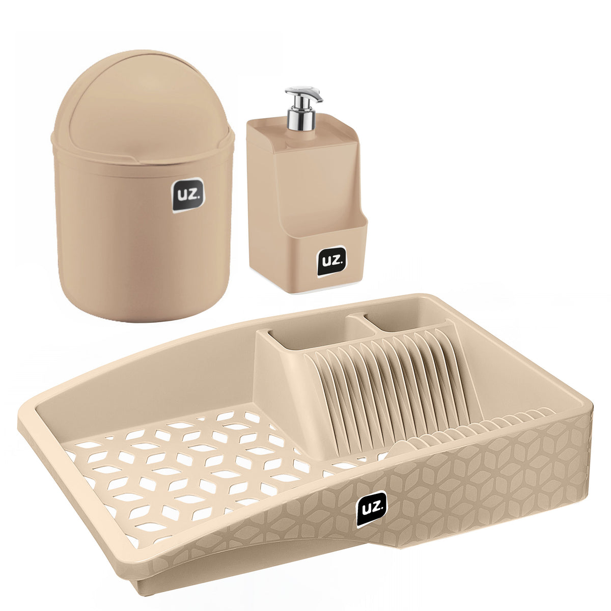 Set fregadero 3 piezas organizador UZ Utilidades café