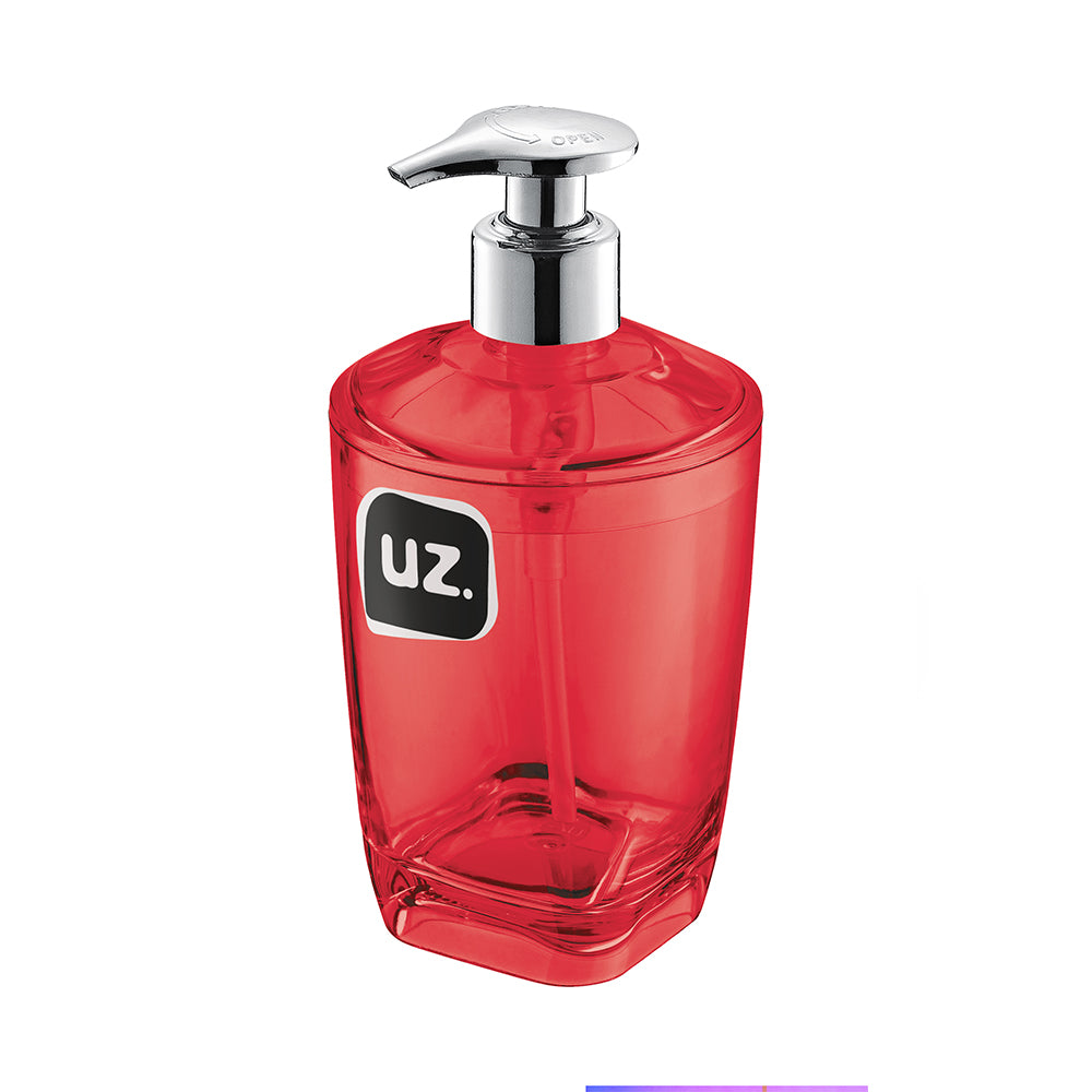 Set baño 4 piezas organizador UZ Utilidades rojo